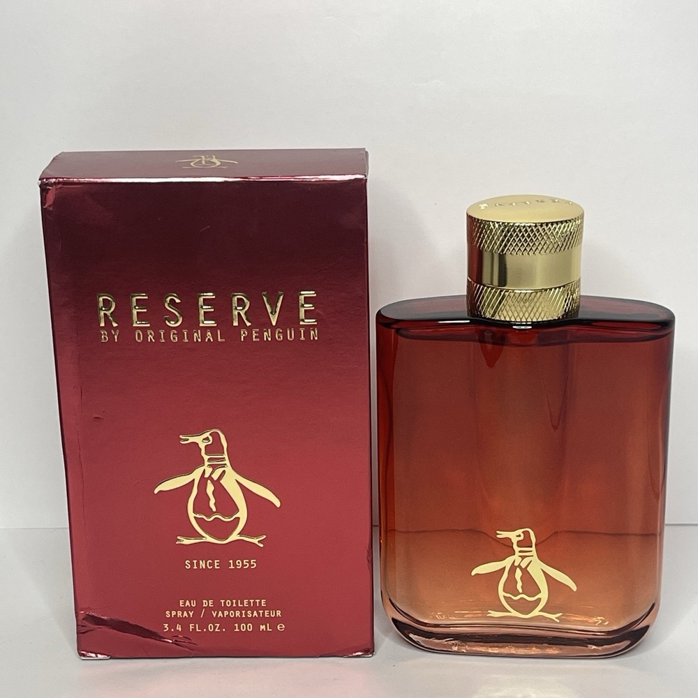 RESERVE by Original Penguin  3.4oz 100ml EDT Spray for Men NEW Damaged Box